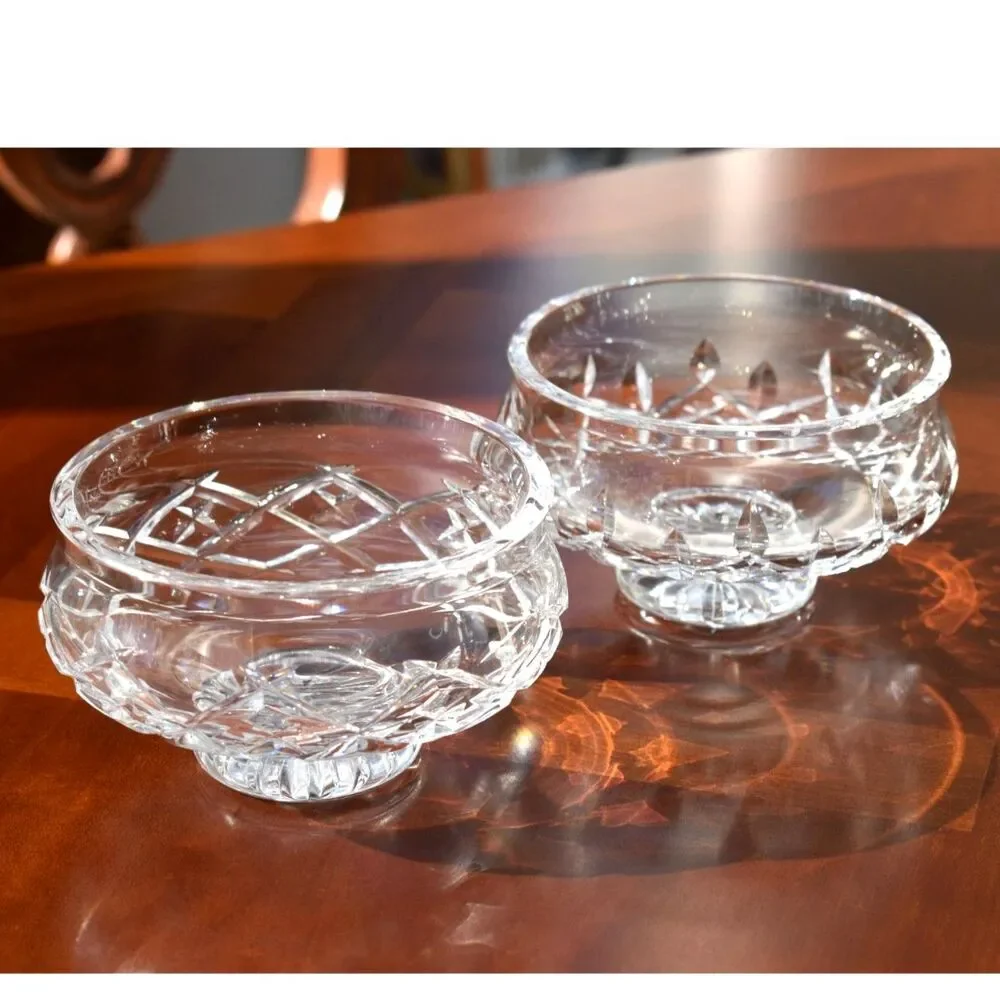 Pair of Waterford Crystal Bowls – Carlow and Lismore Patterns – 5